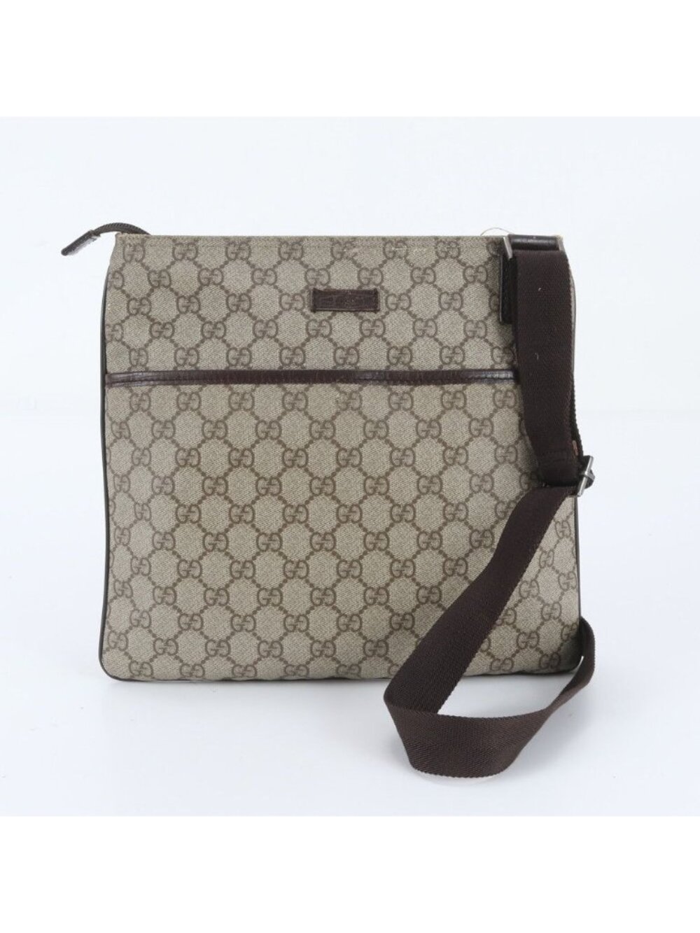Gucci GG Supreme Leather Shoulder Bag Crossbody Messenger Business